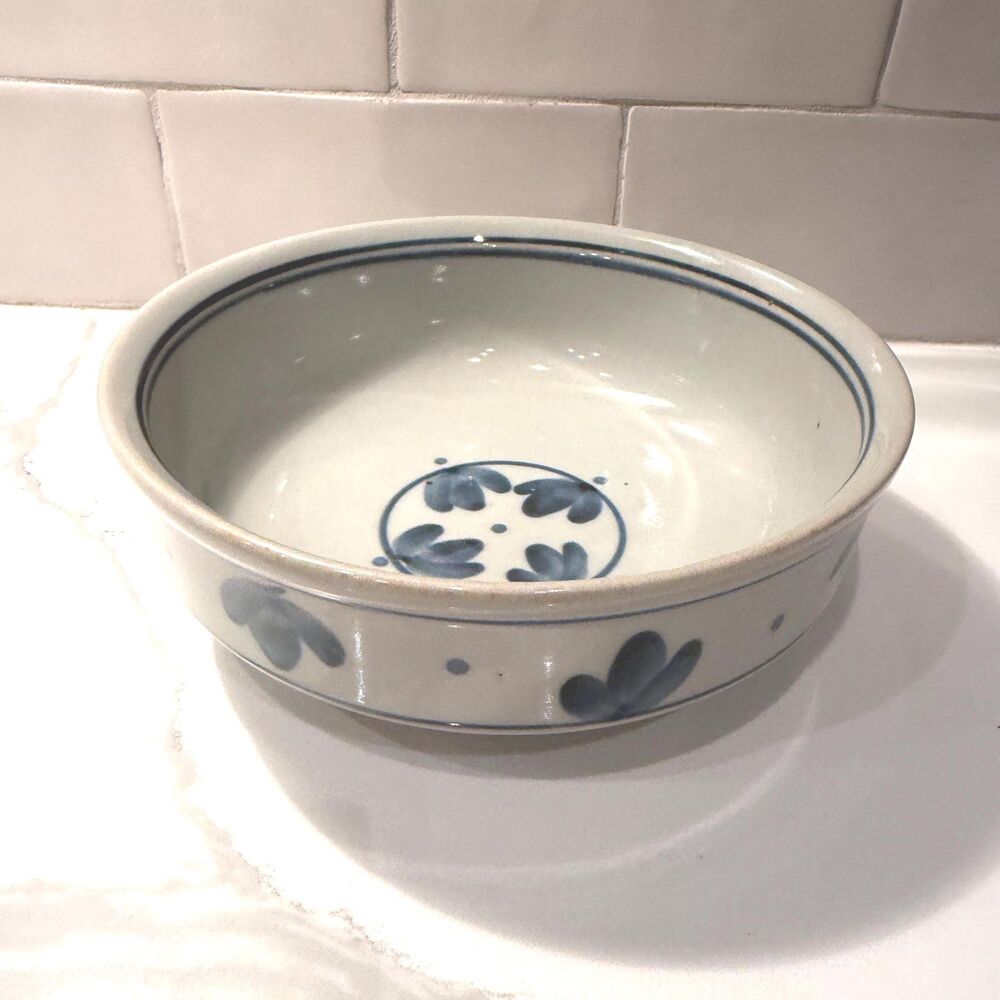Iron Mountain Stoneware Martha’s Flowers Bowl | Nancy Patterson